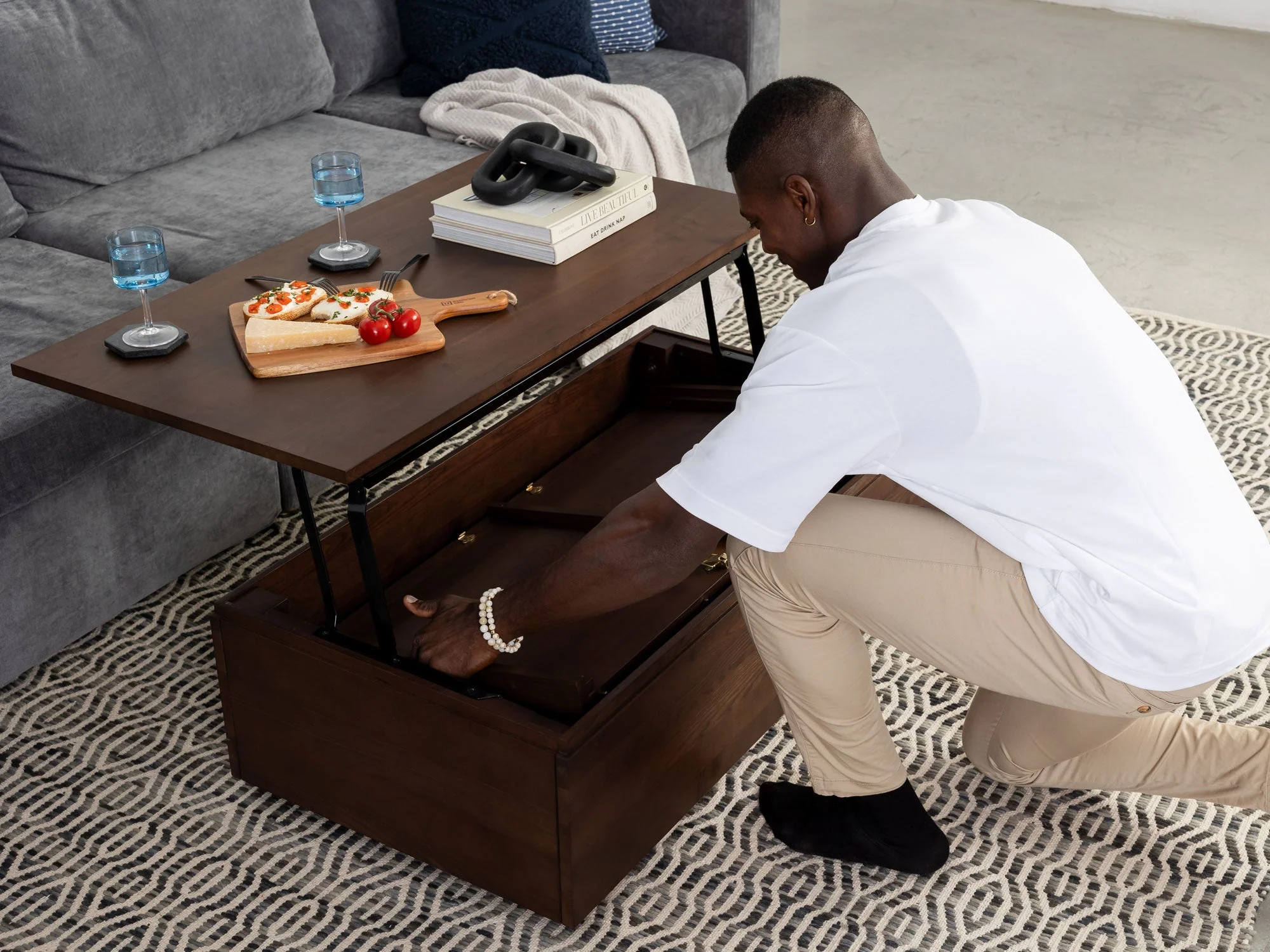 Transformer Coffee Table 4.0 - Panel Storage - FREE - Image 6